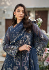 closup image of Embroidered Organza Hand Embellished Sleeves